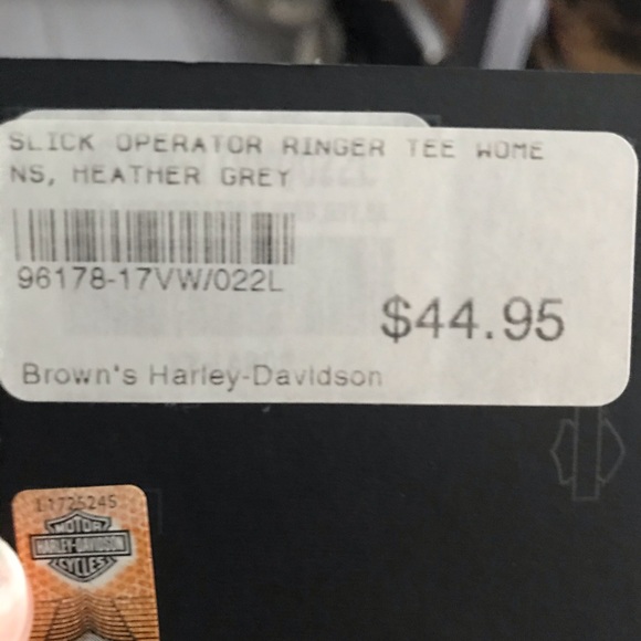 Harley Davidson - Slick Operator Ringer Tee - Picture 3 of 3